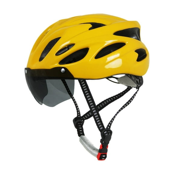 amleso Bike Helmet for Adults for Men Women Portable Fit Head Circumference 54-62cm Yellow