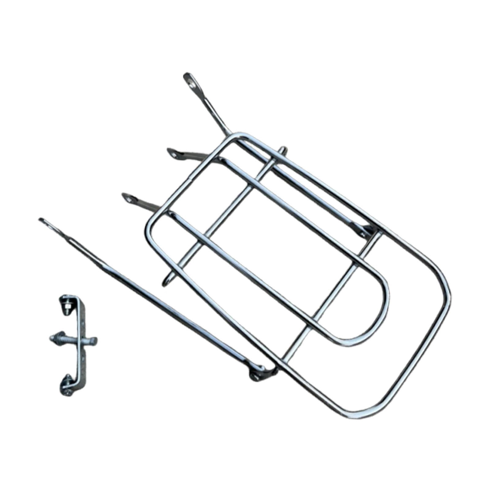 amleso Bike Rear Rack Bike Cargo Carrier for Back of Bikes, Riding ...