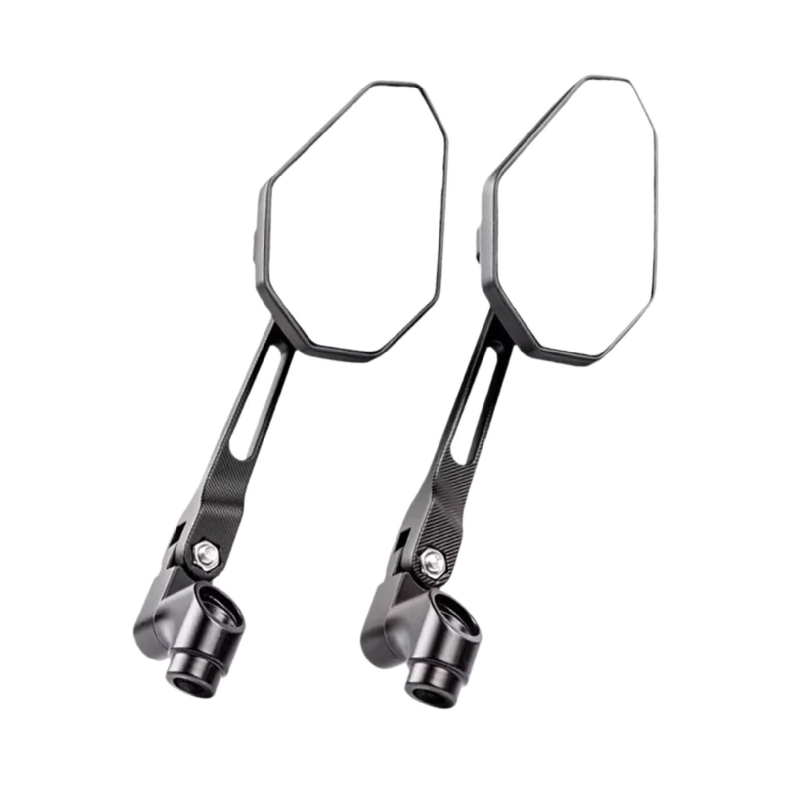 amleso Motorcycle Mirrors Motorcycle Mirrors 8/10 mm Screw Direct Replacement Adjustable ATV Mirror for MT09