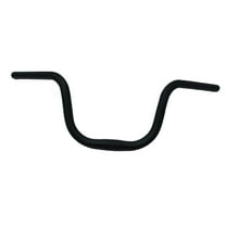 amleso Mountain Bike Riser Handlebar Universal 23.6inch Long Sturdy Diameter 25.4mm Replace Parts Aluminum Alloy Accessory Black