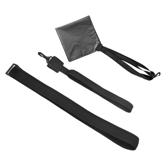 amleso Swimming Resistance Training Set Aquatic Resistance Belt Adjustable Waist Band Portable Swim Belt Swim Parachute for Athletes 30cm Parachute