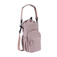 thumbnail image 1 of amleso Water Bottle Carrier Bag with Zip Pocket Adjustable Shoulder Strap, Water Bottle Bag for Running Outdoor Activities Traveling Pink, 1 of 9