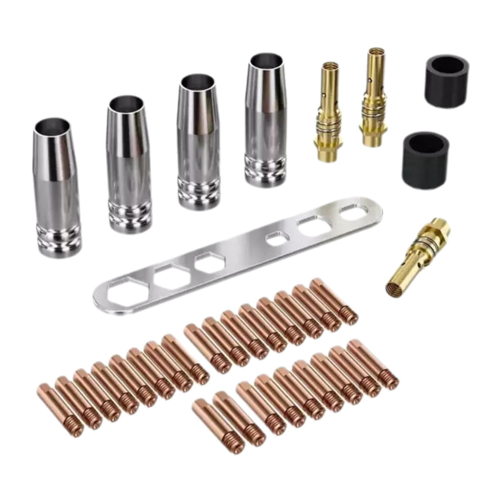 MIG/MAG Welding Wear Parts Set – Gas Nozzle & Nozzle Stock With 0.9mm Tips