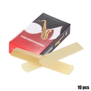 ammoon 10-pack Pieces Strength 3.0 Bamboo Reeds for Bb Tenor Saxophone Sax Accessories