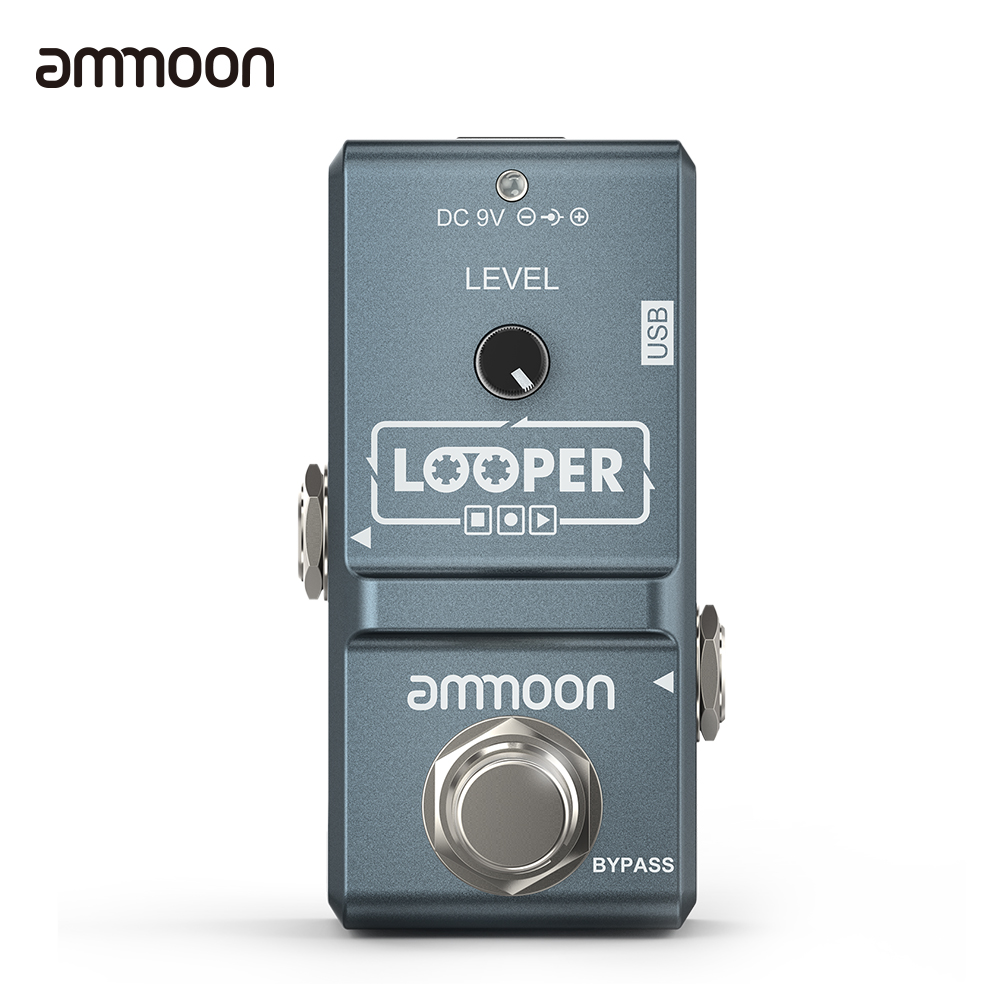 ammoon AP09 Nano Loop Electric Guitar Effect Pedal Looper True Bypass