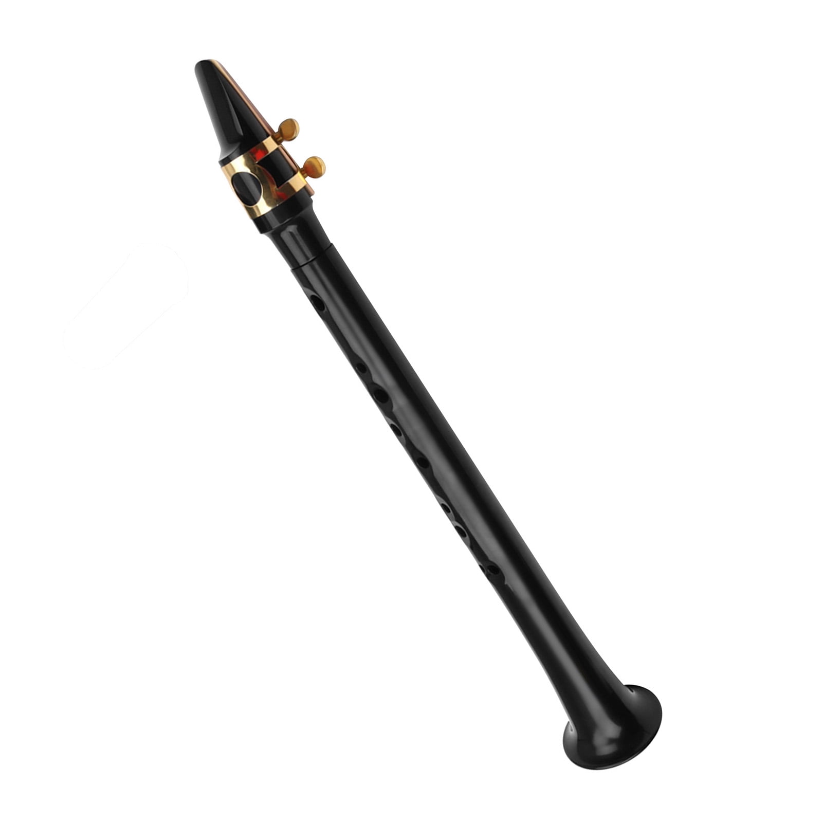 ammoon Black Pocket Sax Portable Mini Saxophone Key of C Little Saxophone  with Carrying Bag Woodwind Instrument 