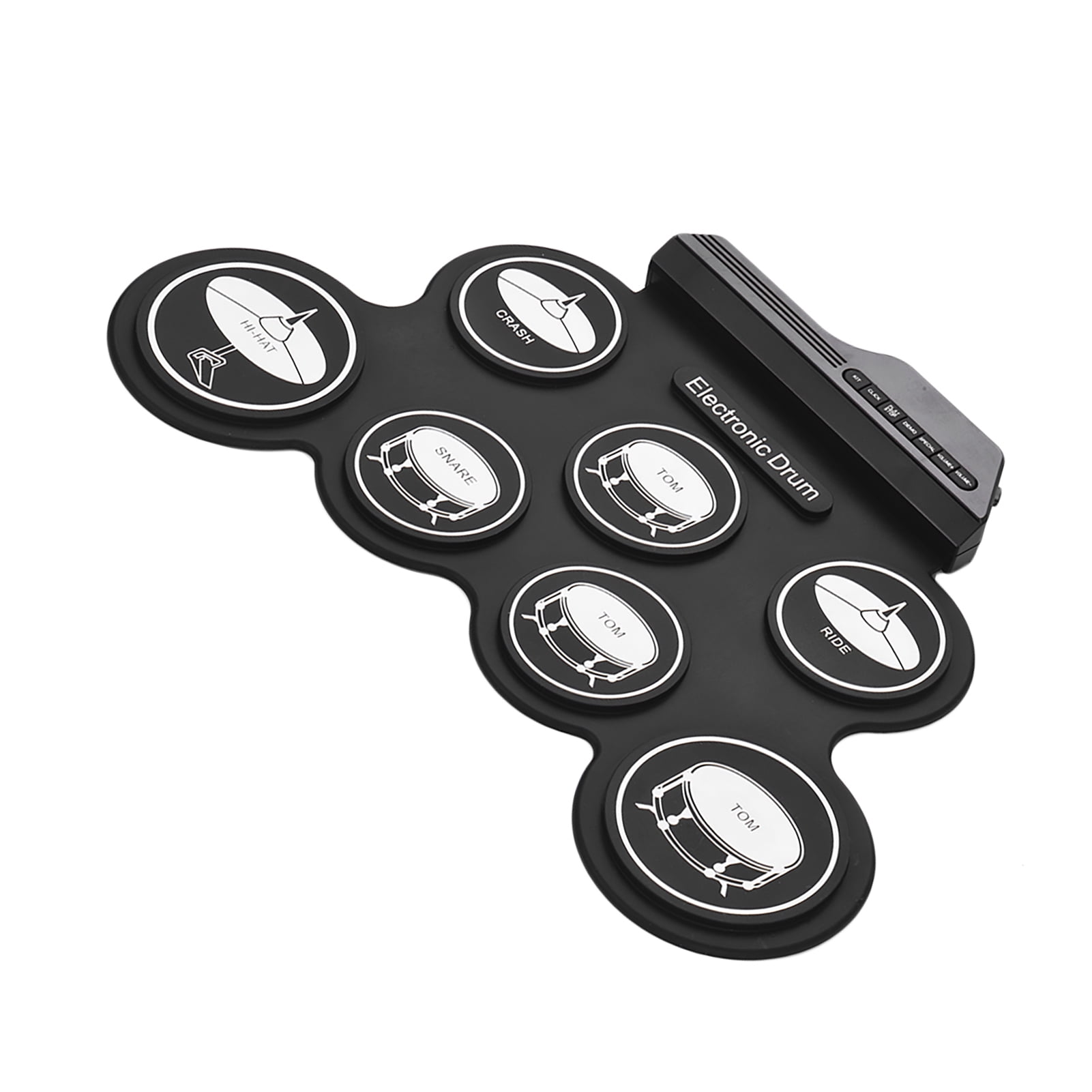 ammoon Compact USB Drum Set for Beginners Kids Digital Electronic Drum Kit with 7 Drum Pads