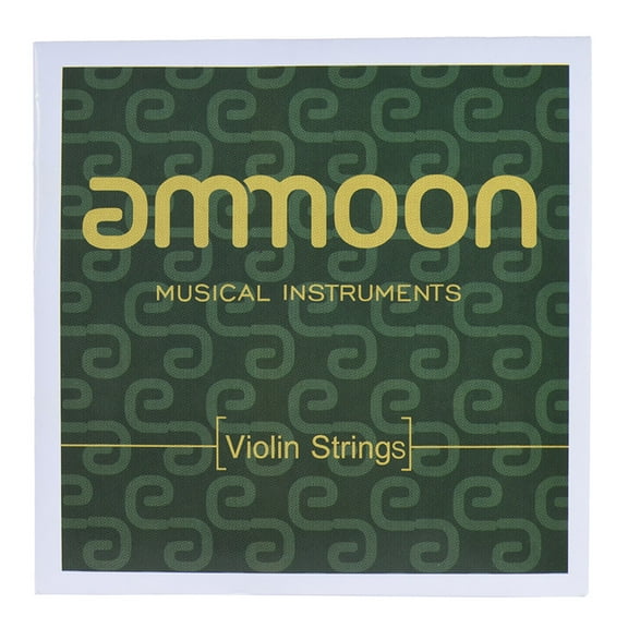 ammoon Full Set Violin Strings Size 4/4 & 3/4 Violin Strings Steel Strings G D A and E Strings