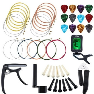 ammoon Guitar Accessories Kit with Strings and Tools for Beginners Change Strings Easily and Effortlessly