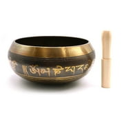 ammoon Handmade Tibetan Singing Bowl, Copper Chime for Deep Meditation and Healing, 80mm Diameter