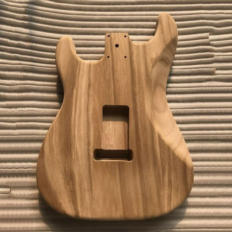 Electric guitar wood types top