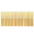 thumbnail image 1 of ammoon Strength 2.5 Bamboo Reeds for Eb Alto Saxophone, Pack of 10, Sax Accessories, 1 of 6