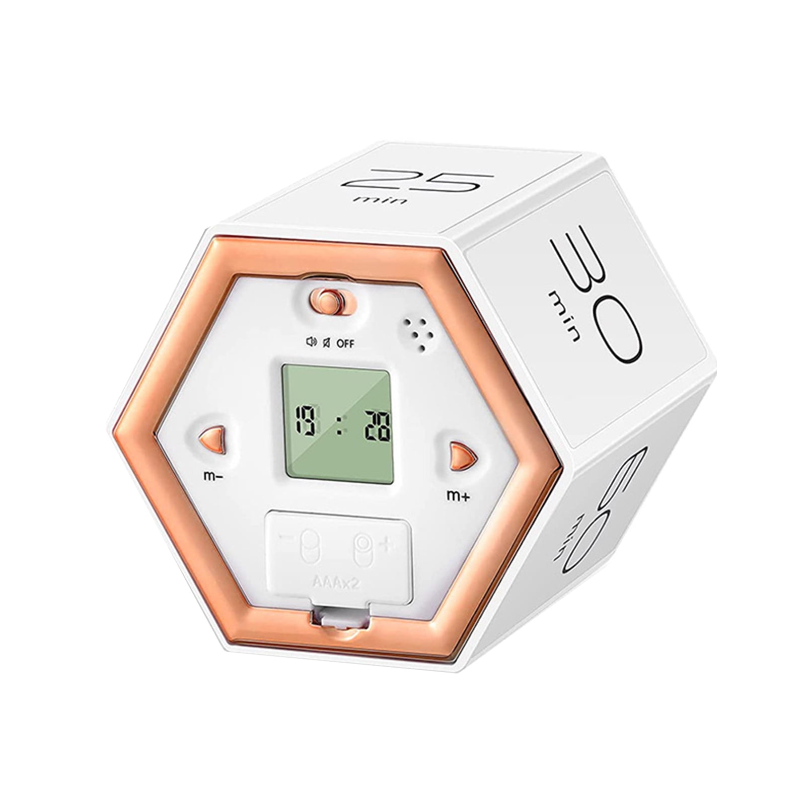 ammoon Timer for Studying and Cooking Hexagon Digital Clock Timer for