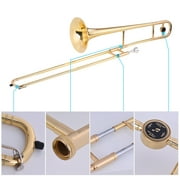 ammoon Trombone,Brass Bb Tone B Flat Wind Cupronickel Stick Case Wind With Cupronickel Tone B Flat Alto Brass Bb Flat Wind With Ammoon