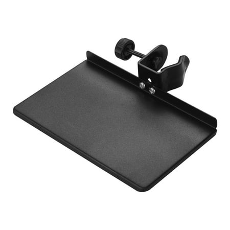 ammoon Universal Microphone Stand Clamp-on Tray Metal Material with Mounting Clamp