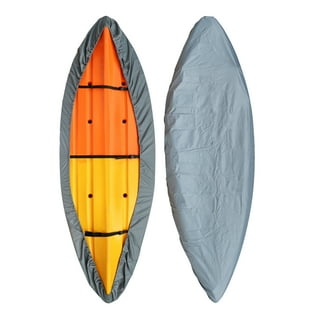 100% Waterproof Paddle Board Covers, Kayak Storage Cover with 5 Straps for  Heavy Wind, Dust & UV Protection, Heavy Duty Kayak Cover 8 ft 9 ft for