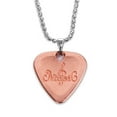 thumbnail image 1 of ammoon Metal Guitar Pick Necklace Zinc Alloy 1.2mm Thickness with Ball Chain, 1 of 6