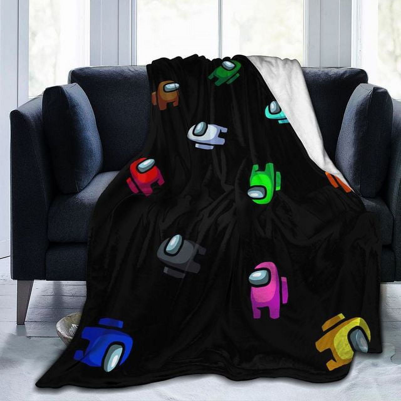 among us blanket cartoon flannel warm blanket - Walmart.com