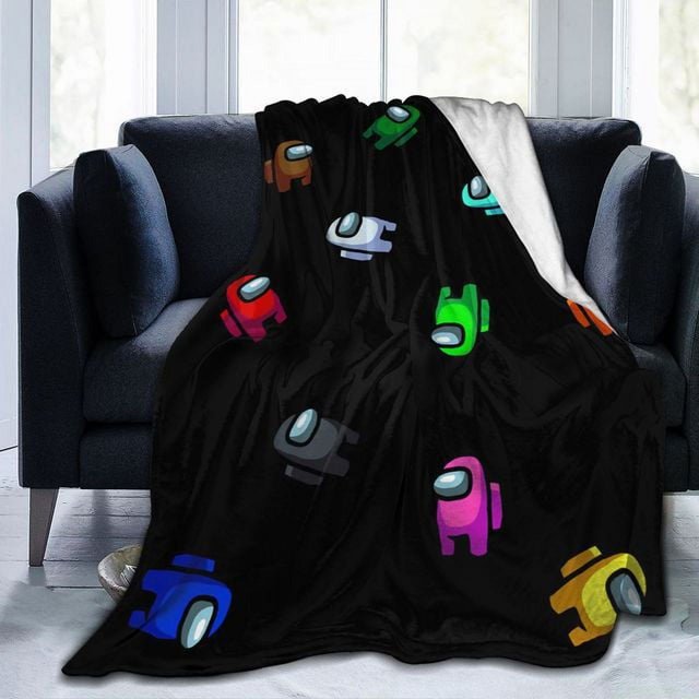 among us blanket cartoon flannel warm blanket