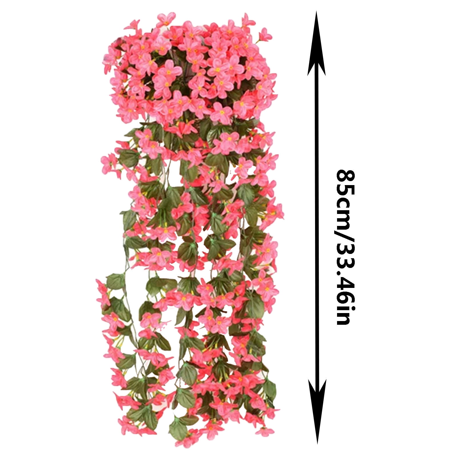 amousa Artificial Plants Wall Hanging Faux Flowers Leaf Vines Garden