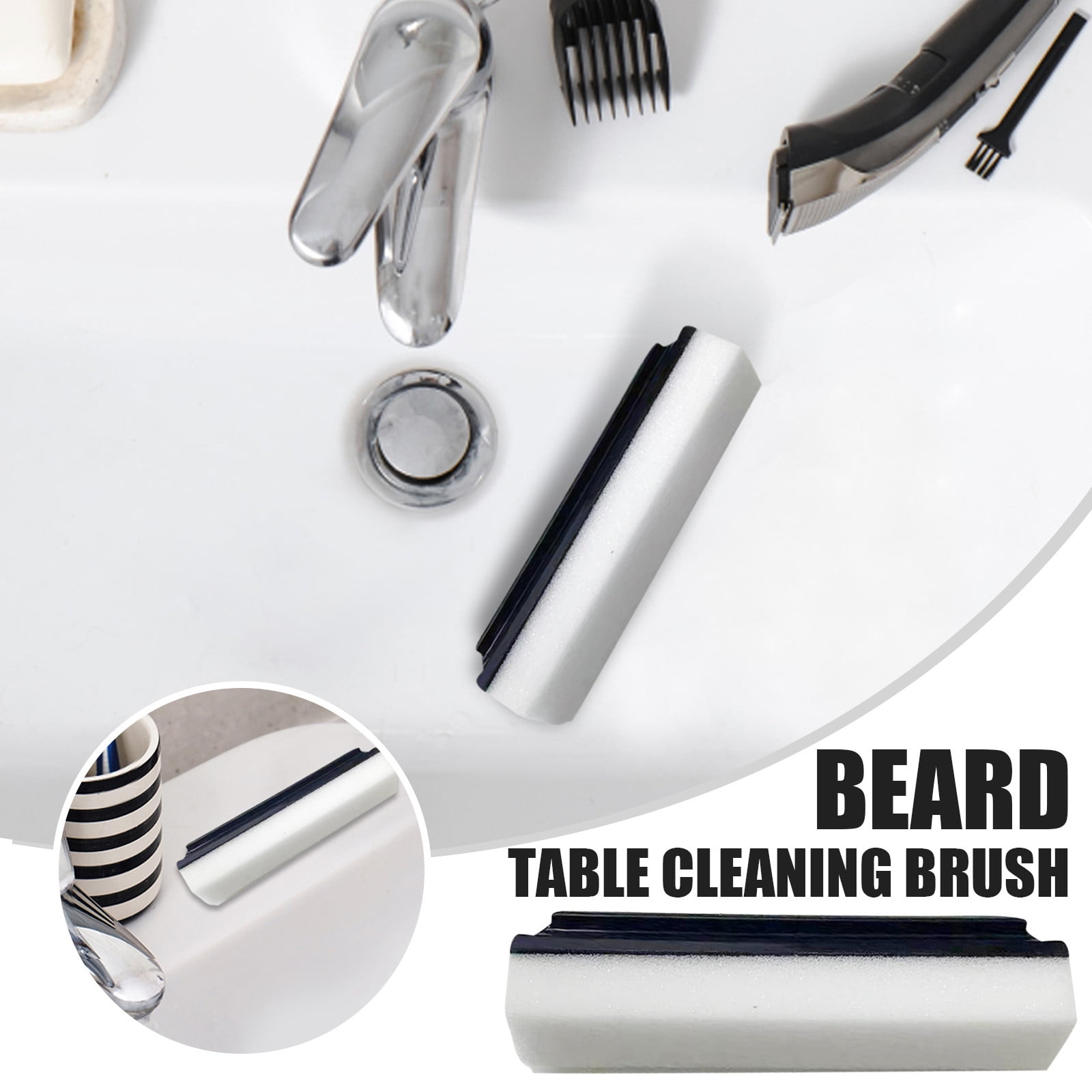 amousa Beard Cleaner For Sink Cleaning Brush, Beard Cleaning Brush