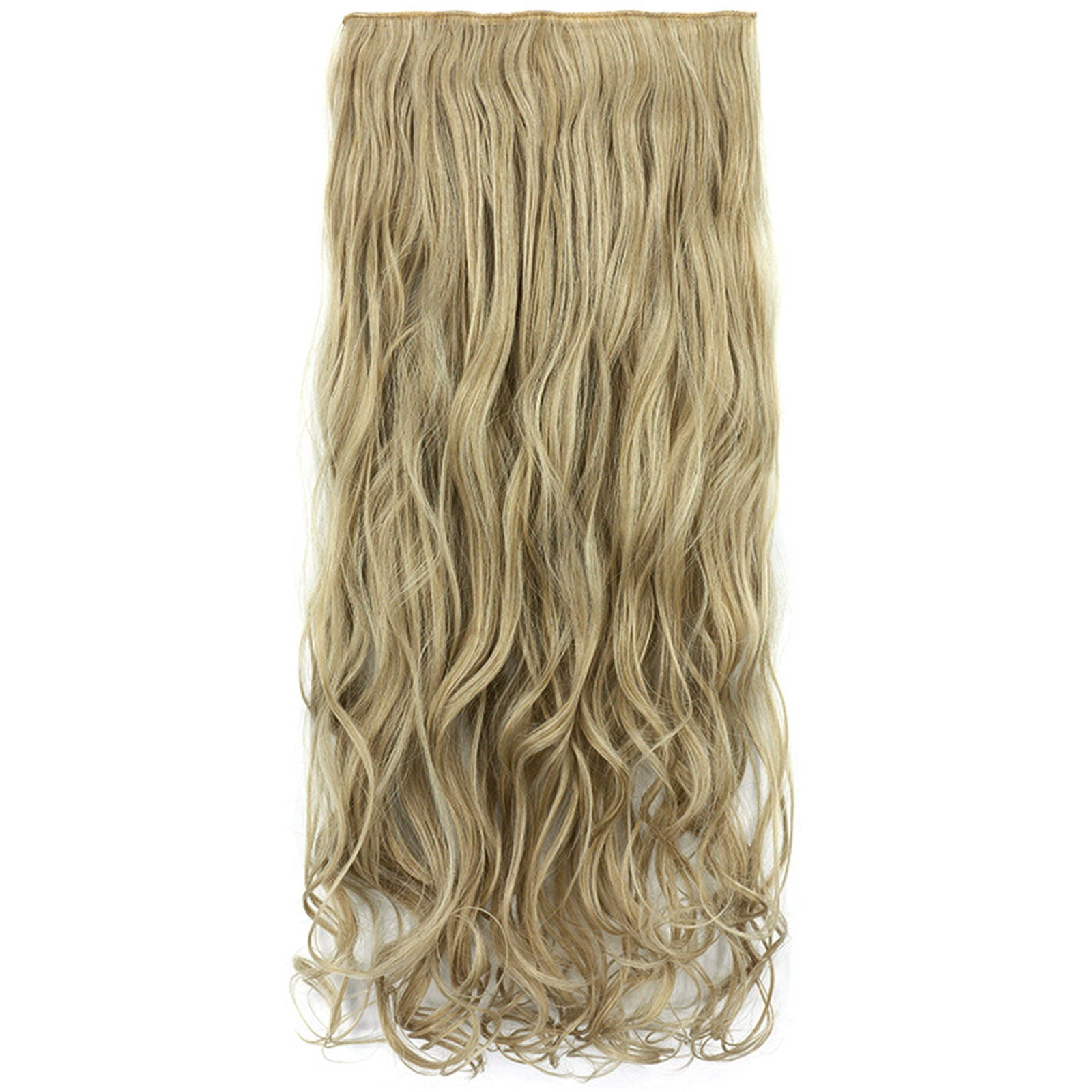 amousa Female Long Straight Hair FiveClip Hair Extension OnePiece