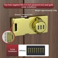 amousa Punching Password Door Lock, Refrigerator Lock, Anti