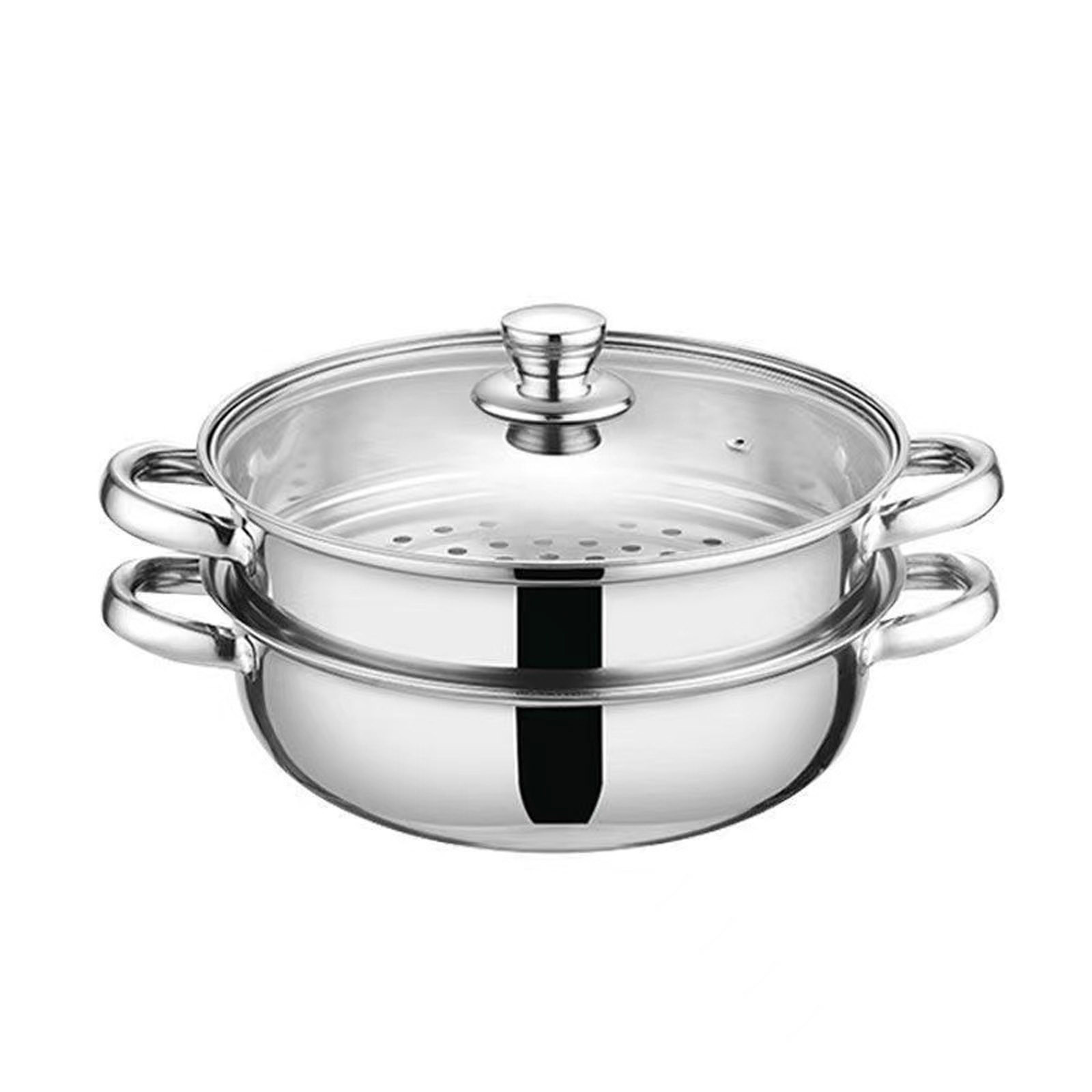 amousa Steamer Cooking Steam Vegetable Kitchen Stainless Steel Pot