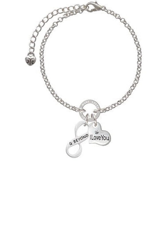 &amp; Beyond Infinity Sign I Love You You Are Loved Circle Bracelet