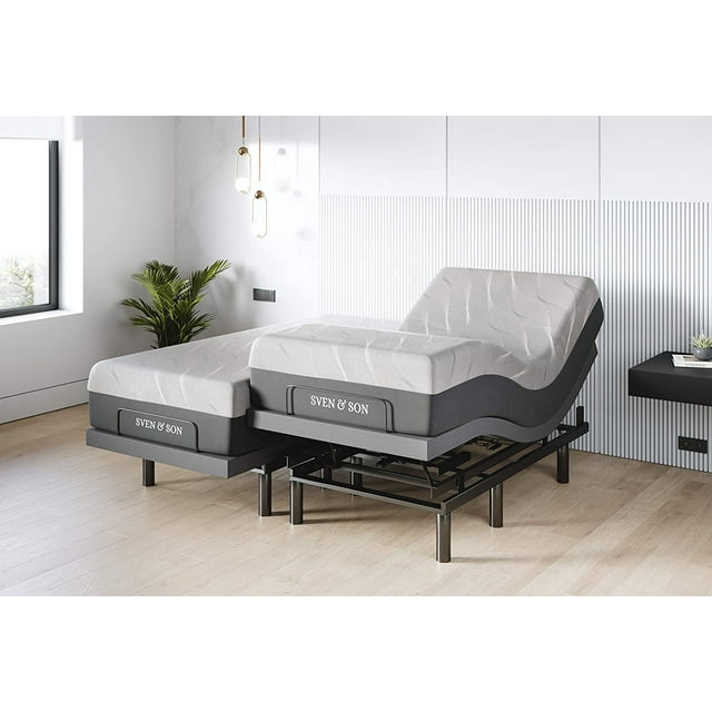 & Son Split King Adjustable Bed Base Frame (Head Tilt) 5 Minute