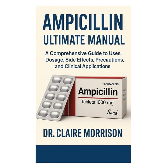 ampicillin ultimate manual: A Comprehensive Guide to Uses, Dosage, Side Effects, Precautions, and Clinical Applications, (Paperback)