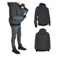 thumbnail image 1 of amropi Mens Kangaroo Jacket for Dad and Baby Carrier Hoodie Pullover Sweatshirt Grey,XXL, 1 of 6