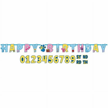 Blue's Clues and You Jumbo Add An Age Letter Banner (1ct)