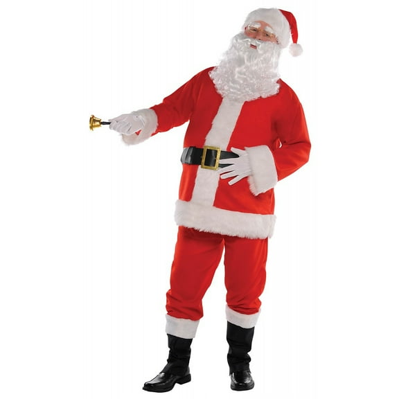 Men's Seasonal Santa Suit Pullover Costume