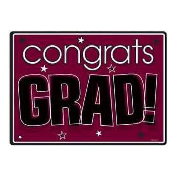 amscan "Congrats Grad! Graduation Party Mega Value Pack Cutout Decorations (30 Piece), Multicolor, 11"