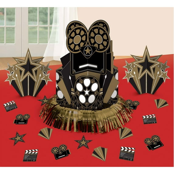 amscan Glitz & Glam Table Decorating Kit, One Size, Multicolor