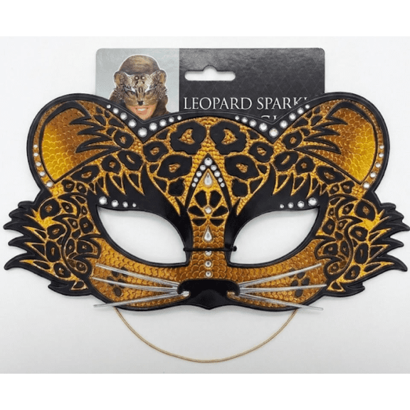 amscan - Leopard Sparkle Masquerade Mask