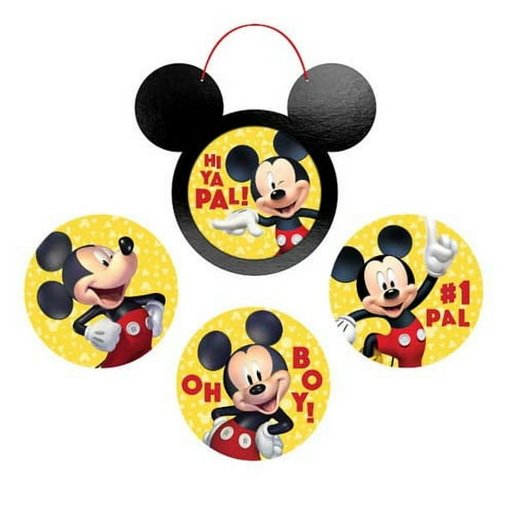 Mickey Mouse Cutouts Frame Decoration Kit 5 Pcs - 1 Pack