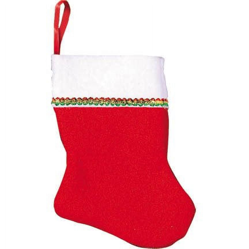 48ct Color Your Own Christmas Stocking Kit for 36 White