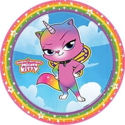 amscan Rainbow Butterfly Unicorn Kitty Dessert Plates
