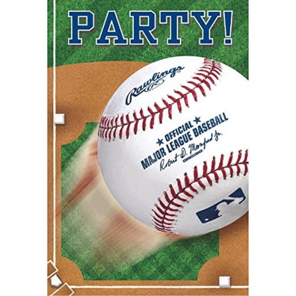 "Rawlings Baseball Collection" Postcard Party Invitations