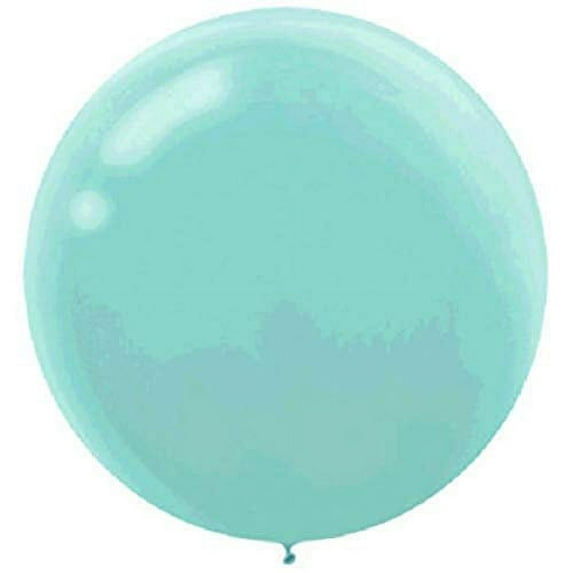 amscan Round Latex Balloons - Robin's-Egg Blue