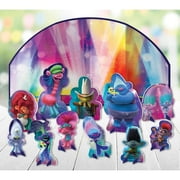 amscan ¬©Trolls Birthday Cardstock Cut-Out Decoration Kit - 12pc