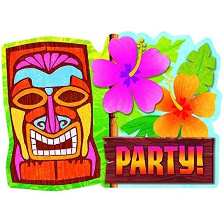 Tropical Tiki Invitations (20)