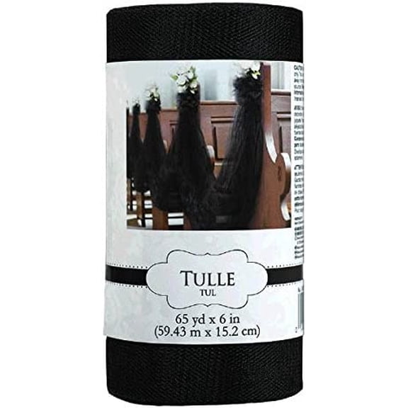 amscan Tulle Spool - Black