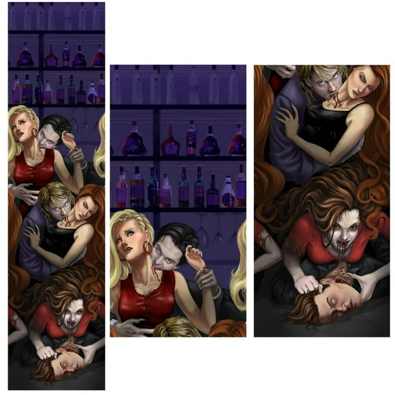 amscan Vampire Bite Halloween Room Roll 2 20'x8' Scene Setter Backdrop