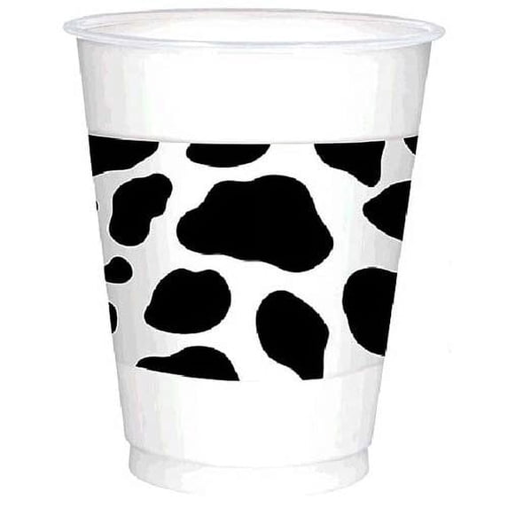 amscan Western Printed Plastic Cups, One Size, Multicolor