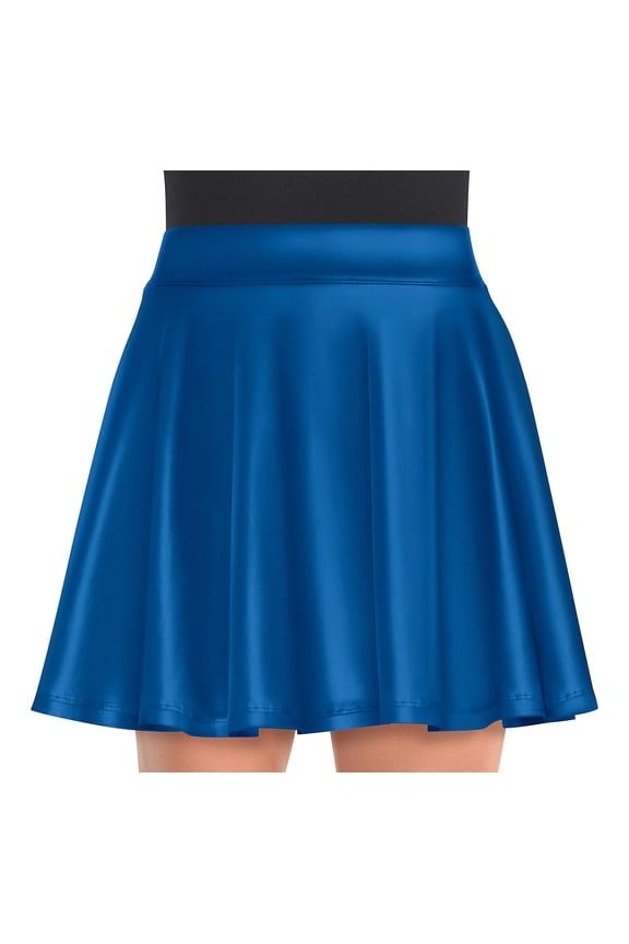 Women's Blue Flare Skirt, Costume Accessory - Adult Standard