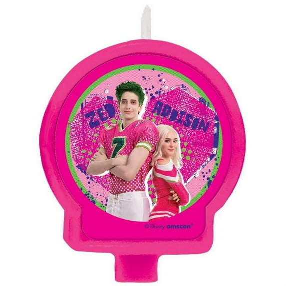 amscan Zombies 3 Birthday Party Candle - 2.5"H x 2.4"W , Pink , 1 Pc.