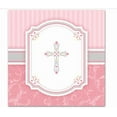 thumbnail image 1 of amscan blessings in pink beverage napkins - 16 pack, 1 of 3